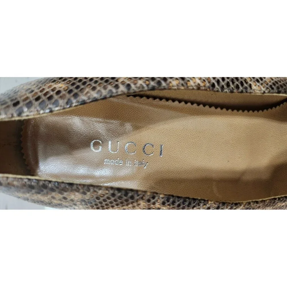 Gucci leather brown